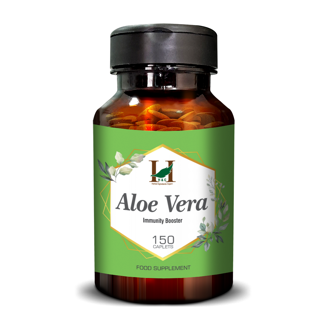 Aloe Vera Caplets - 750mg, 150 Counts