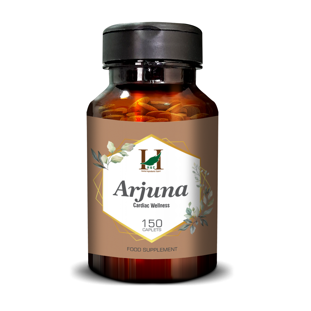 Arjuna Caplets - 750mg, 150 Counts