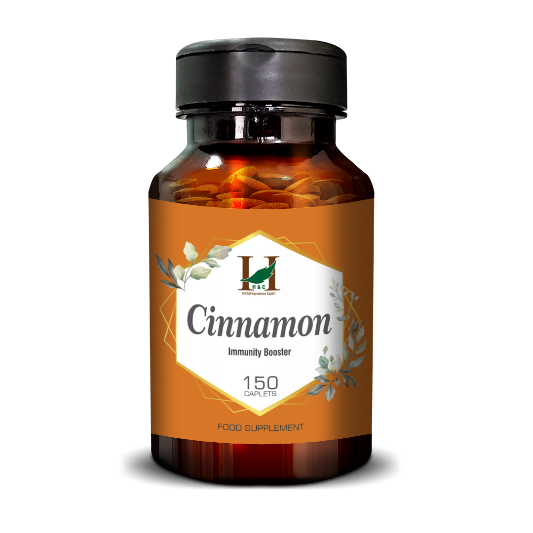Cinnamon Caplets - 750mg, 150 Counts
