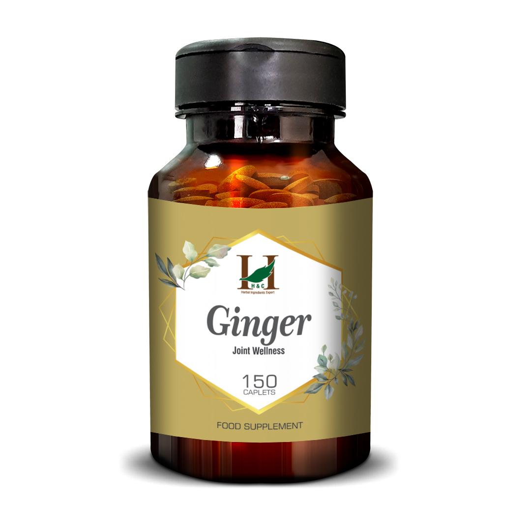 Ginger Caplets - 750mg, 150 Counts
