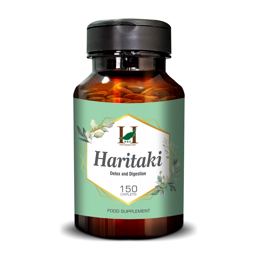 Haritaki Caplets - 750mg, 150 Counts