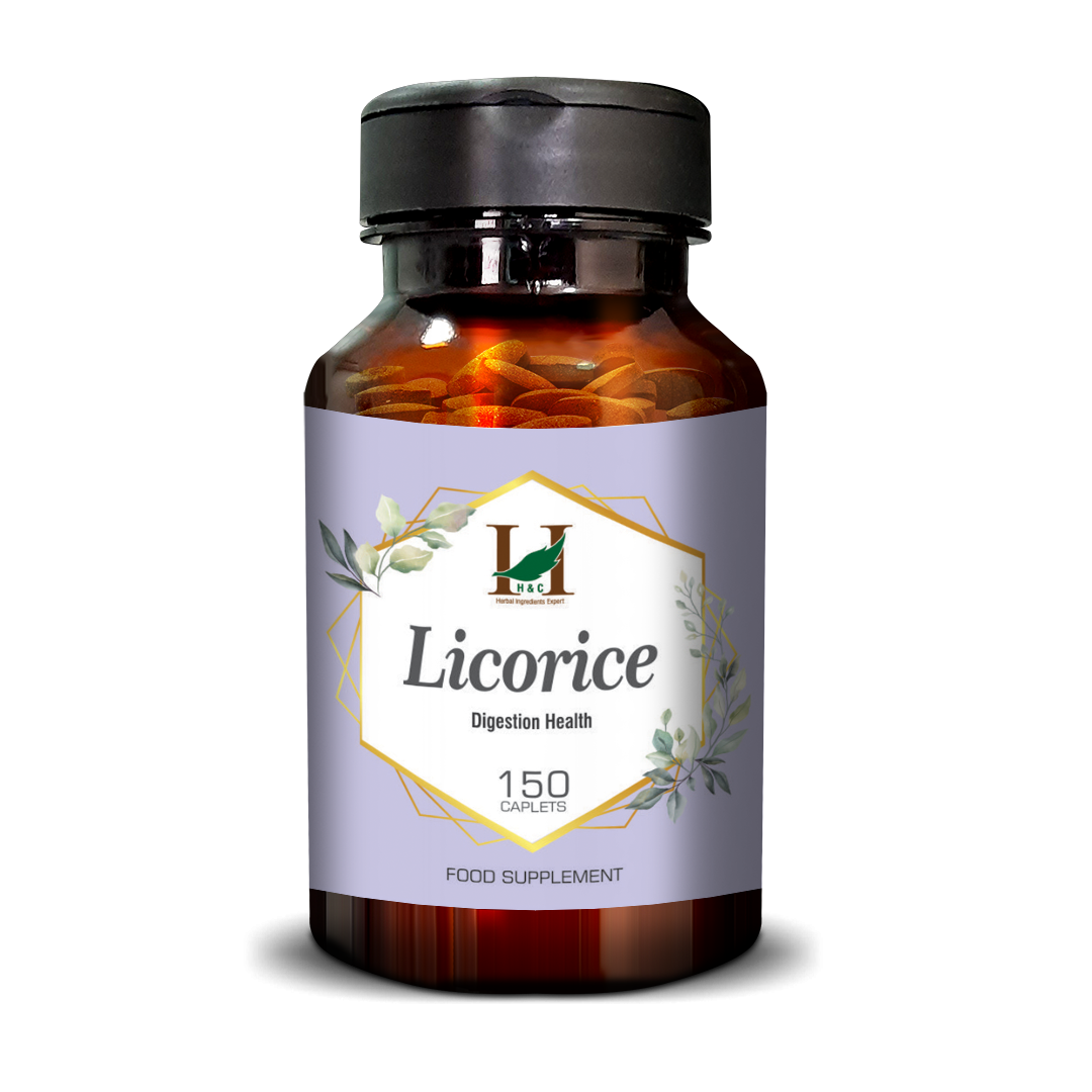 Licorice Caplets - 750mg, 150 Counts
