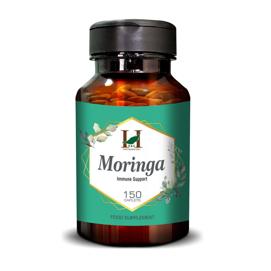 Moringa Caplets - 750mg, 150 Counts