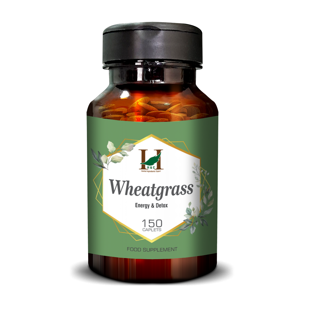 Wheatgrass Caplets - 750mg, 150 Counts