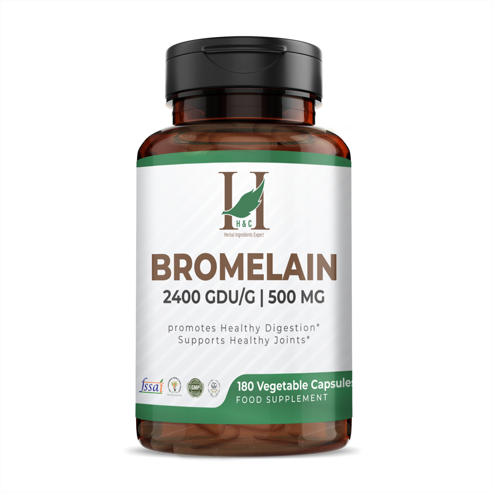Bromelain Capsules -180 Capsules