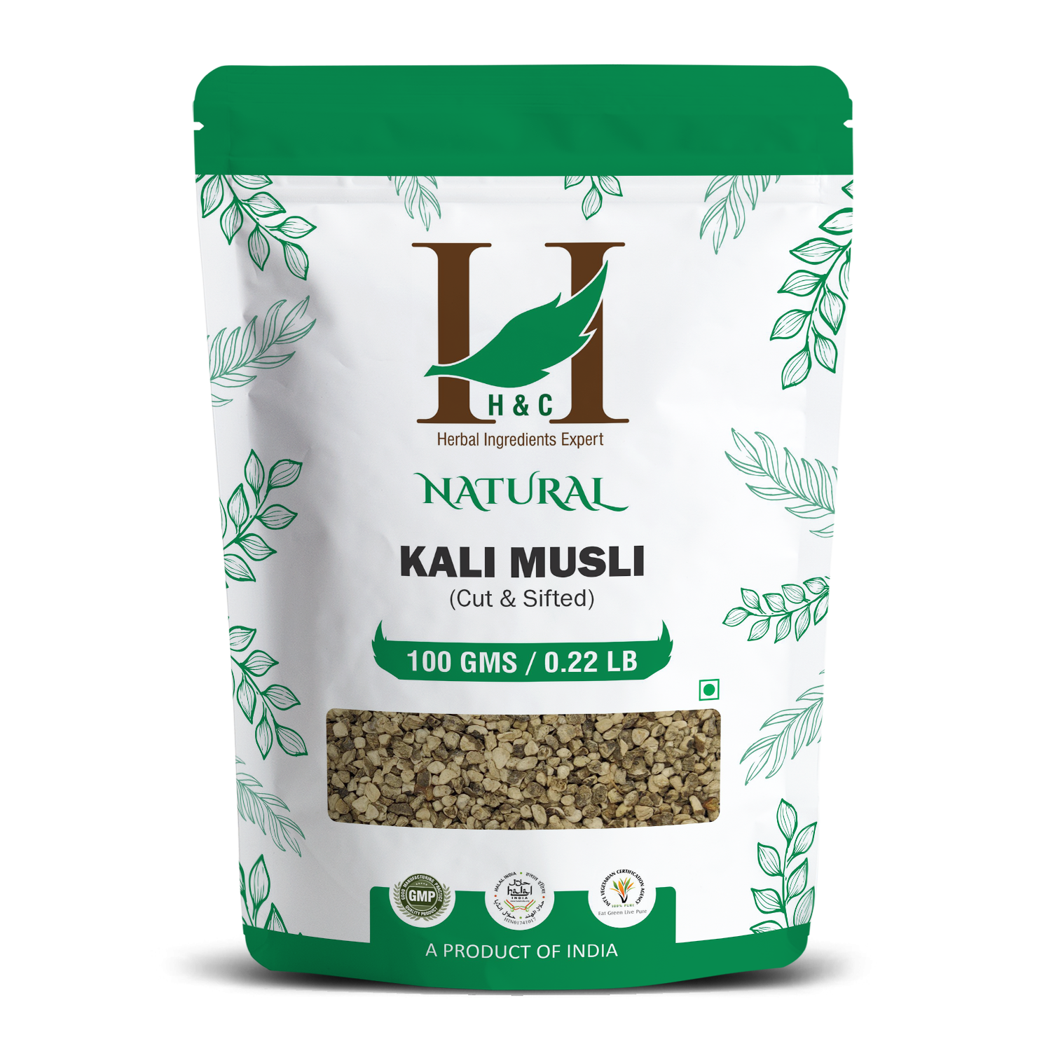 Kali Musli Cut & Sifted