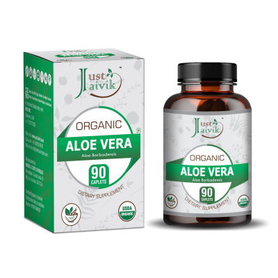 Aloe Vera Caplets - 750mg, 90 counts