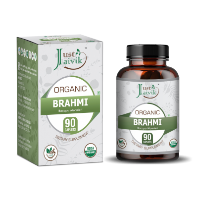 Brahmi Caplets - 750mg, 90 counts