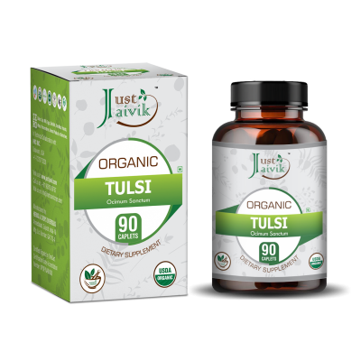 Tulsi Caplets - 750mg, 90 counts