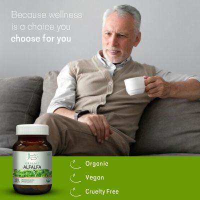 Alfalfa Tablets - 600mg, 60 tablets-3