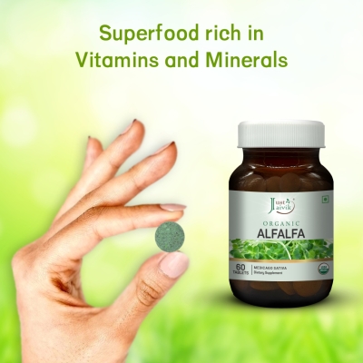 Alfalfa Tablets - 600mg, 60 tablets-5