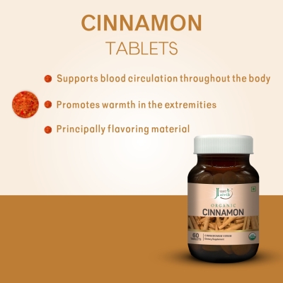 Cinnamon Tablets - 600mg, 60 tablets-4