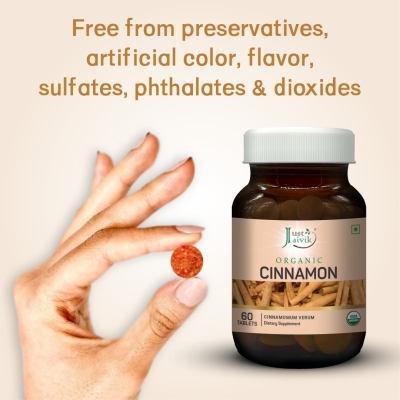 Cinnamon Tablets - 600mg, 60 tablets-5