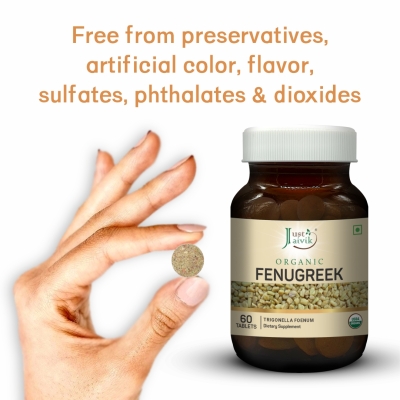 Fenugreek Tablets - 600mg, 60 tablets-5