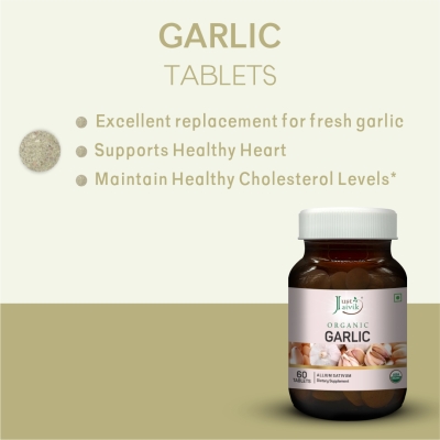 Garlic Tablets - 600mg, 60 tablets-4