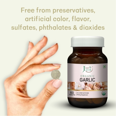 Garlic Tablets - 600mg, 60 tablets-5