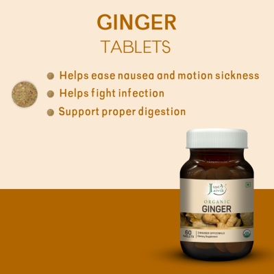 Ginger Tablets - 600mg, 60 tablets-4