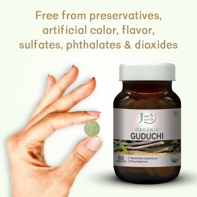 Guduchi Tablets - 600mg, 60 tablets-5