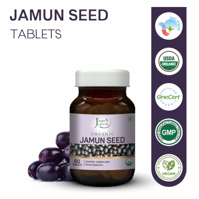 Jamun Seed Tablets - 600mg, 60 tablets-2