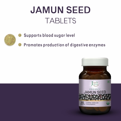 Jamun Seed Tablets - 600mg, 60 tablets-4