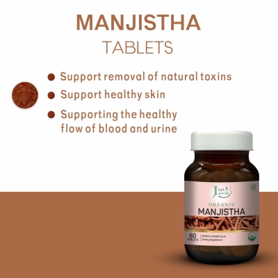 Manjistha Tablets - 600mg, 60 tablets-4