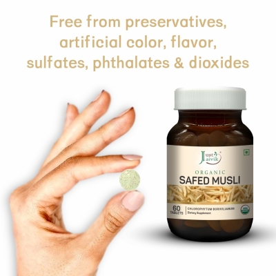 safed Musli Tablets - 600mg, 60 tablets-5