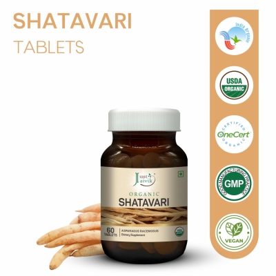 Shatavari Tablets - 600mg, 60 tablets-2