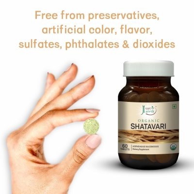 Shatavari Tablets - 600mg, 60 tablets-5
