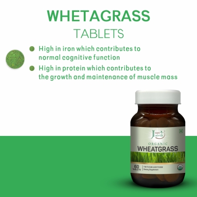 wheatgrass Tablets - 600mg, 60 tablets-4
