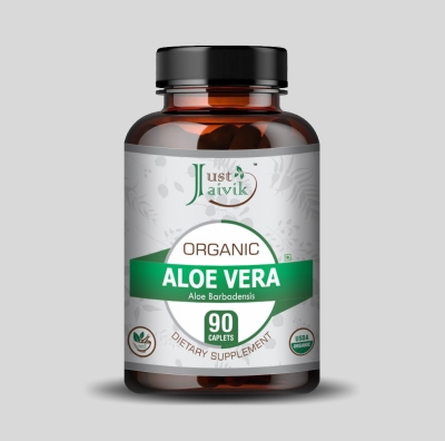 Aloe Vera Caplets - 750mg, 90 counts-3