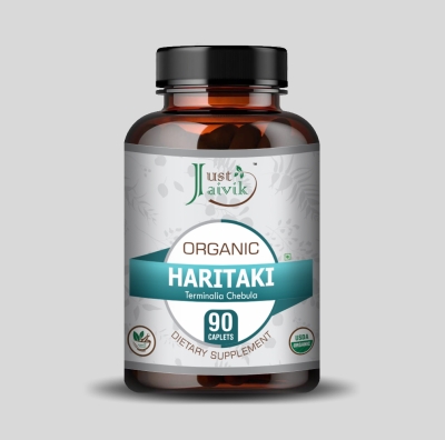 Haritaki Caplets - 750mg, 90 counts-2