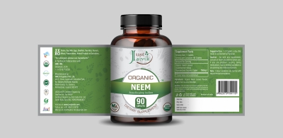 Neem Caplets - 750mg, 90 counts-2