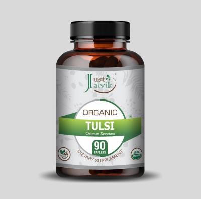 Tulsi Caplets - 750mg, 90 counts-2