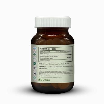wheatgrass Tablets - 600mg, 60 tablets-6