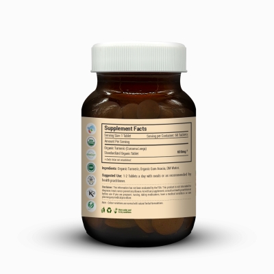 Turmeric Tablets - 600mg, 60 tablets-7