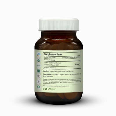 Tulsi Tablets - 600mg, 60 tablets-6