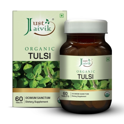 Tulsi Tablets - 600mg, 60 tablets-7