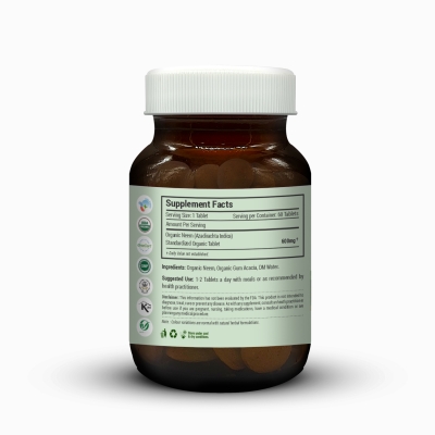 Neem Tablets - 600mg, 60 tablets-2
